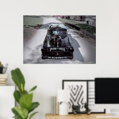 1955 POW-MIA忘れ Chevyではない ポスター (ホームオフィス)