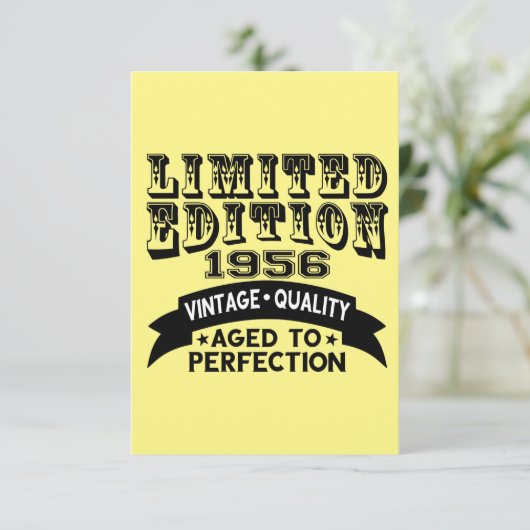 1956おもしろい誕生日カード限定版 サンキューカード (スタンド正面)