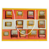 1956テレビセットプリント ラージペーパーバッグ (裏面)