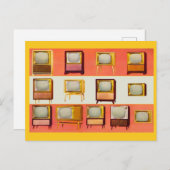 1956テレビ ポストカード (正面/裏面)