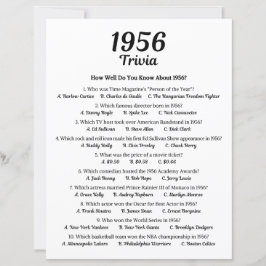 1956トリビアゲーム | 第69回誕生日パーティーゲーム