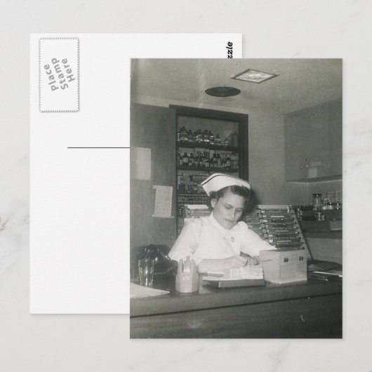 1956ナース#11 ポストカード (正面/裏面)