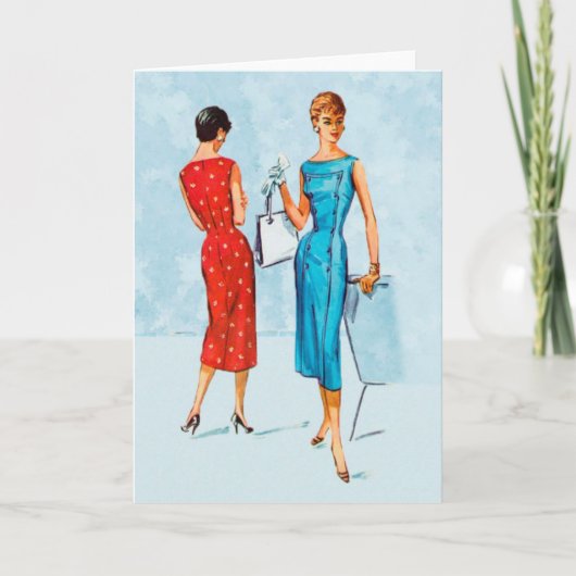 1956ファッション カード (正面)