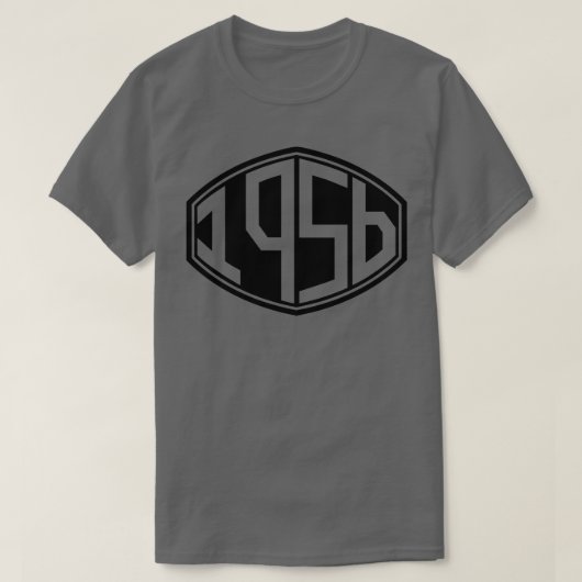 1956レトロヒップスター誕生日 Tシャツ (デザイン正面)
