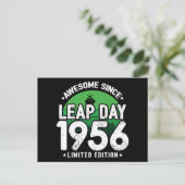 1956年からすごい うるう年2月29日 誕生日 ポストカード (スタンド正面)