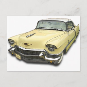 1956年のキャデラックDeVille ポストカード