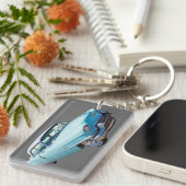 1956年のセダンのDevilleキャデラックの贅沢車 キーホルダー (正面右)