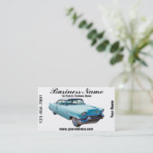 1956年のセダンのDevilleキャデラックの贅沢車 名刺 (スタンド正面)