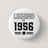 1956年のヴィンテージレジェンド 缶バッジ (正面)