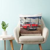 1956年の水彩アートChevrolet Bel Air クッション (椅子)