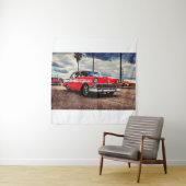 1956年の水彩アートChevrolet Bel Air タペストリー (インサイチュ)