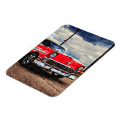 1956年の水彩アートChevrolet Bel Air マグネット (左側)