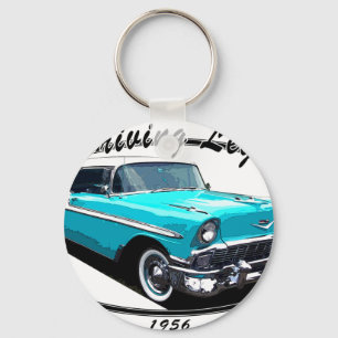 1956年のBEL AIRの青 キーホルダー