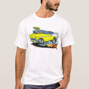 1956年のChevy 150-210の黄色い車 Tシャツ