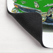 1956年のChevy Belairの緑車 マウスパッド (コーナー)