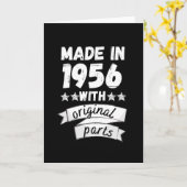 1956年オリジナルパーツで製作 カード (黄色い花)