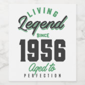 1956年以来の伝説 ワインラベル (シングルラベル)