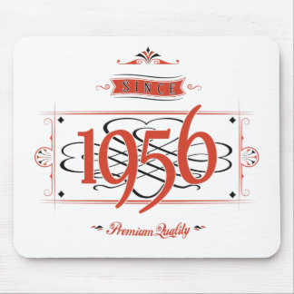 1956年以来(Red&Black) マウスパッド