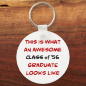 1956年卒業キーチェ素晴らしーン キーホルダー (正面)
