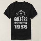 1956年生まれのゴルファー 65歳の誕生日ゴルフギフト Tシャツ (デザイン正面)