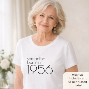 1956年生まれのミニマリスト70歳の誕生日パーティー Tシャツ