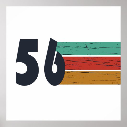 1956年生まれの70歳の誕生日プレゼント ポスター (正面)