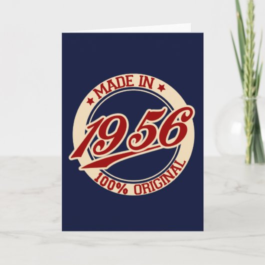 1956年製 カード (正面)