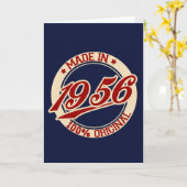 1956年製 カード (黄色い花)