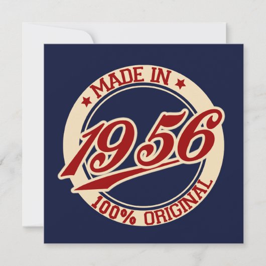 1956年製 カード (正面)