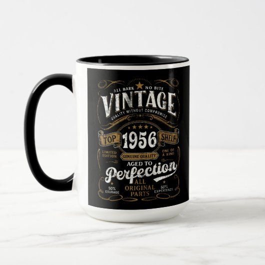 1956年誕生日ヴィンテージ70歳の記念に完熟 マグカップ (左)