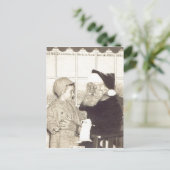 1956年頃概略デパートサンタ。 A.Chris シーズンポストカード (スタンド正面)