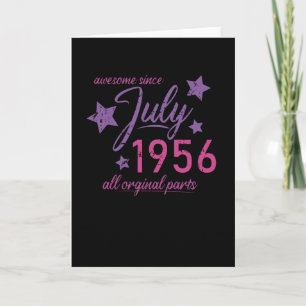 1956年7月誕生日 カード