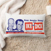 1956投票Ikeおよびディック ランバークッション (ブランケット)