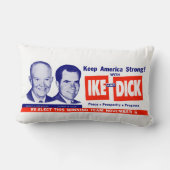 1956投票Ikeおよびディック ランバークッション (裏面)