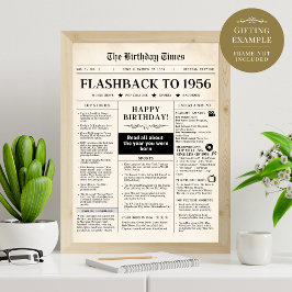 1956生まれ年のおもしろい新聞