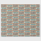 1956生まれ年のラップ紙 ラッピングペーパー (フラット)