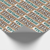 1956生まれ年のラップ紙 ラッピングペーパー (角)