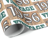 1956生まれ年のラップ紙 ラッピングペーパー (ロールコーナー)