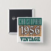 1956生まれ年 缶バッジ (正面&裏面)