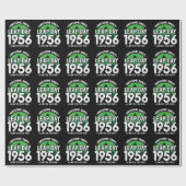 1956素晴らし年閏年日以後2月29誕生日 ラッピングペーパー (フラット)