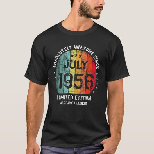 1956素晴らし年7月以来の絶対誕生 Tシャツ (正面)