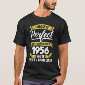 1956誕生日ヴィンテージ動揺してデザイン Tシャツ (正面)