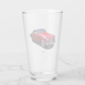 1956赤クラシック車ガラス タンブラーグラス (裏面)