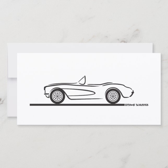 1956 1957シボレーコルベット (正面)