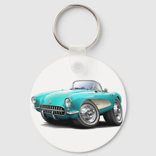 1956-57年のコルベットの水車 キーホルダー