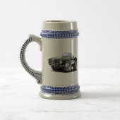 1956-57年のコルベットの黒い車 ビールジョッキ (左)
