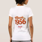 1956 70歳の誕生日記念Tシャツ Tシャツ (裏面)
