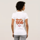 1956 70th Birthday Personalized T-Shirt Tシャツ (裏面フル)