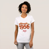 1956 70th Birthday Personalized T-Shirt Tシャツ (正面フル)