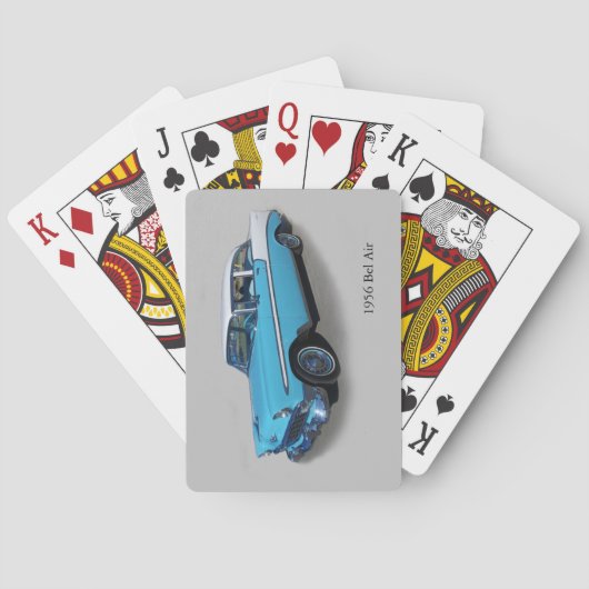 1956 Bel Air遊のカード トランプ (裏面)